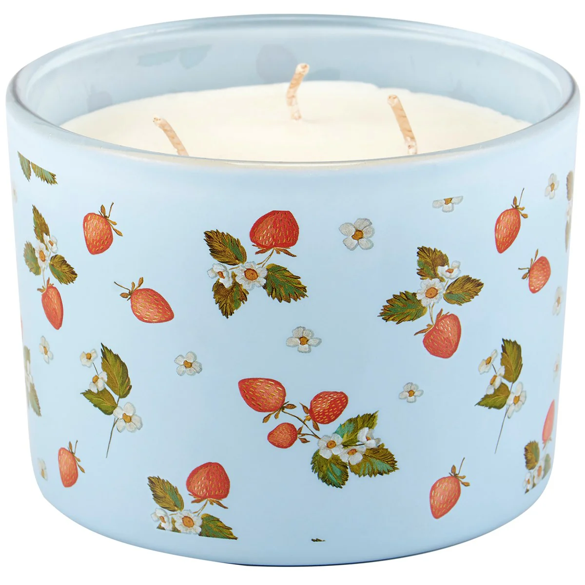 ๐ Strawberry Blossoms 14 oz Three Wick Jar Candle