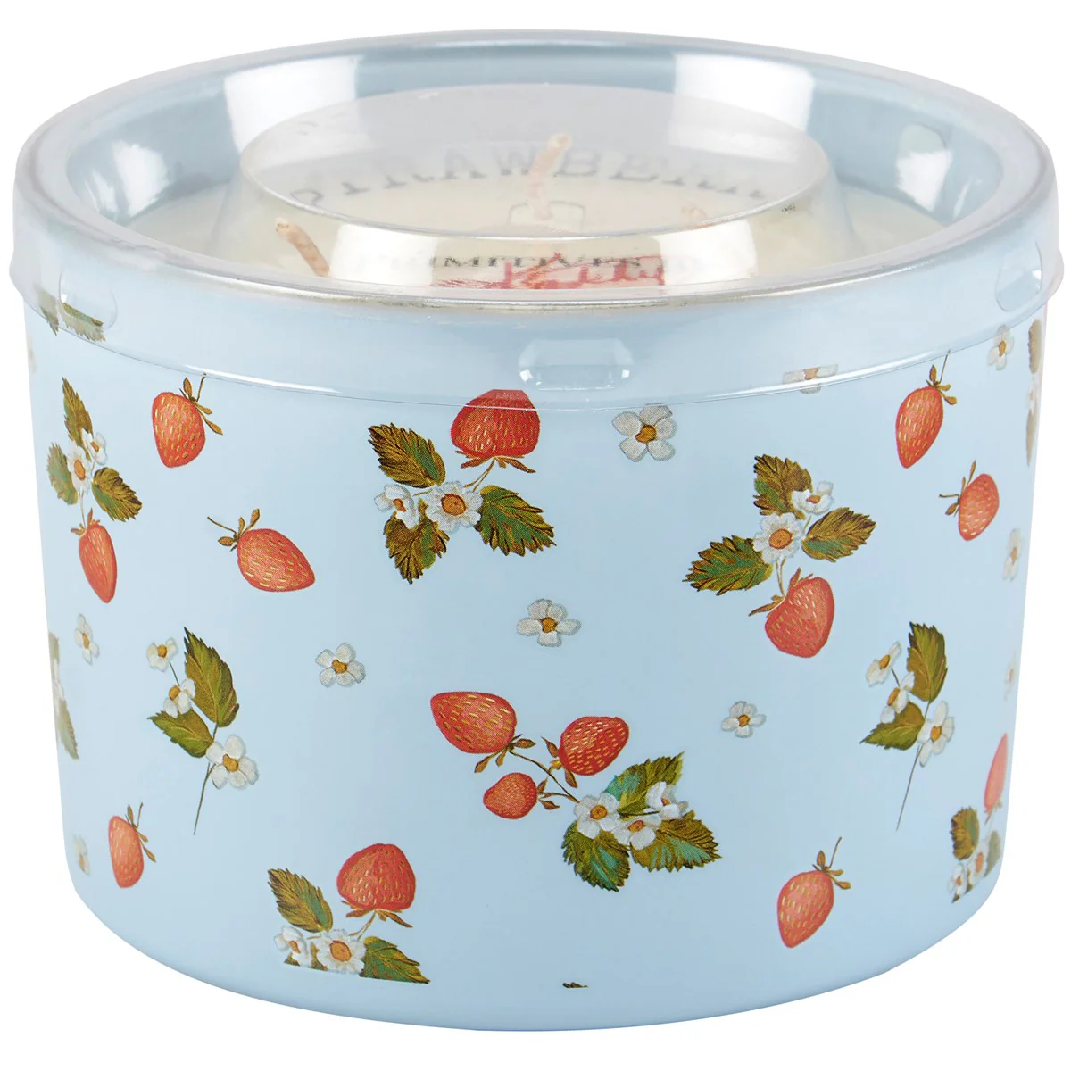๐ Strawberry Blossoms 14 oz Three Wick Jar Candle - Image 3