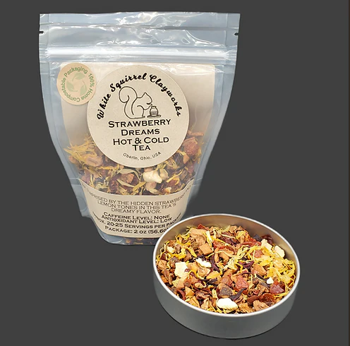 Strawberry Dreams Herbal Tea - Loose leaf - 2 oz package