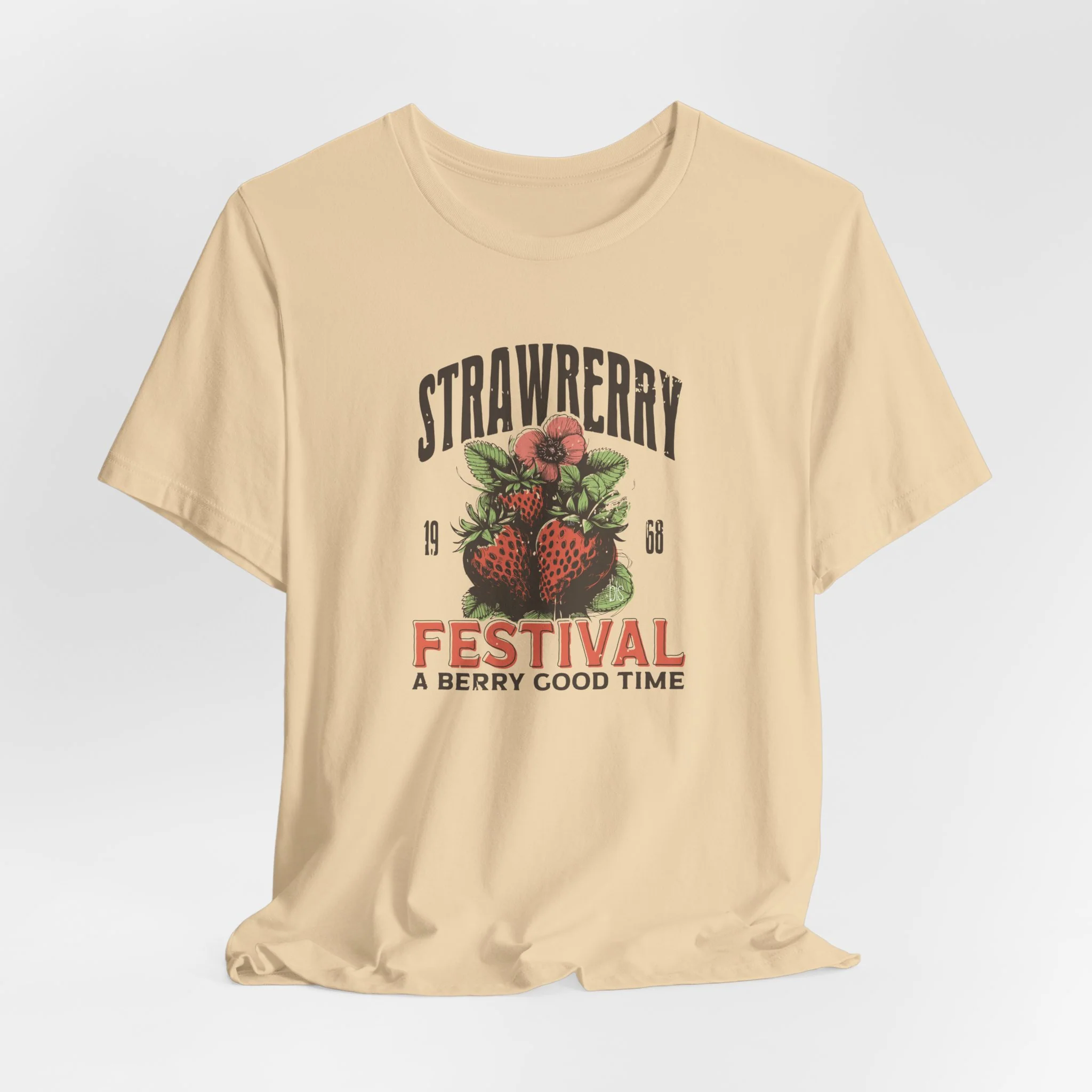 💙 Strawberry Festival Cozy T-Shirt - Image 4