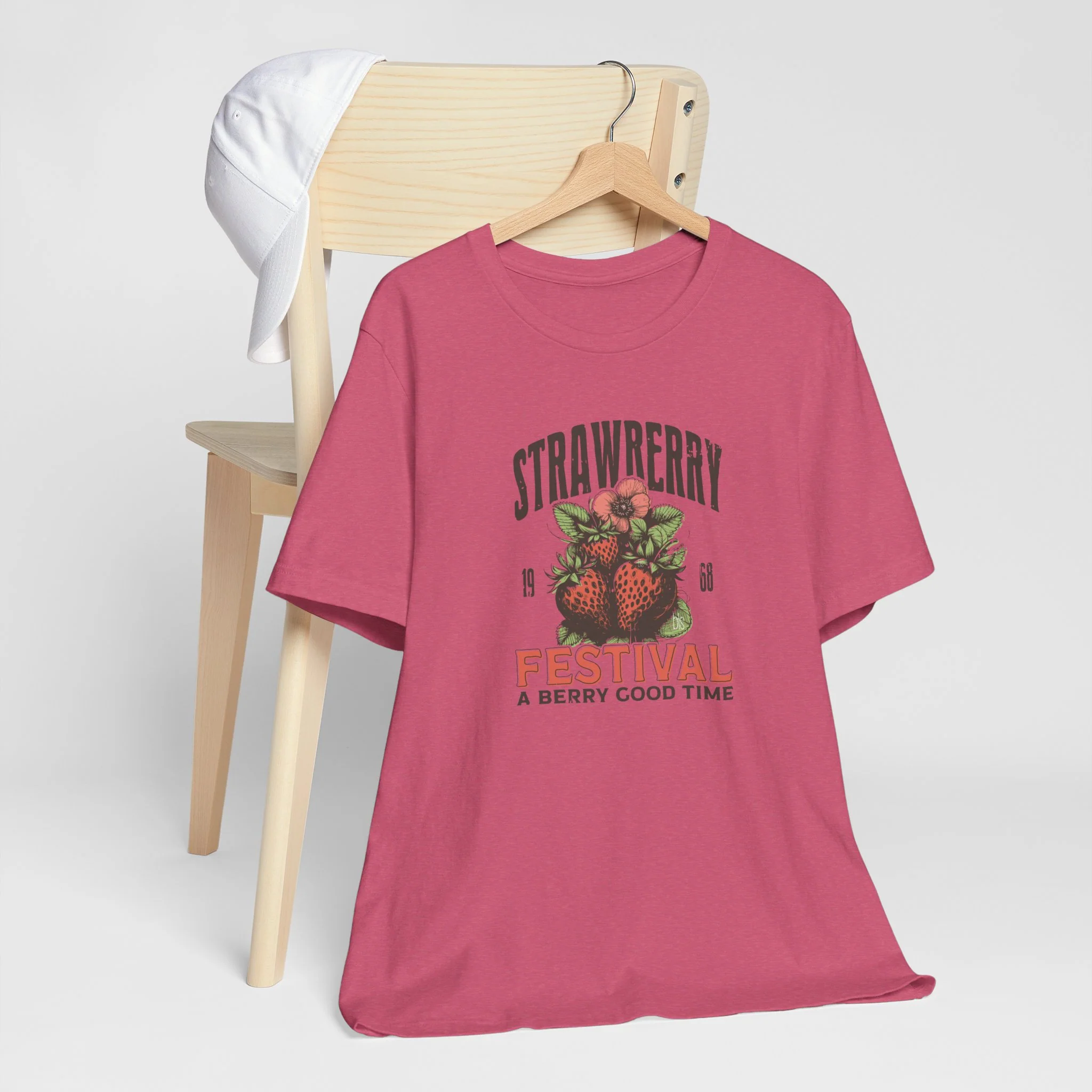 💙 Strawberry Festival Cozy T-Shirt - Image 8