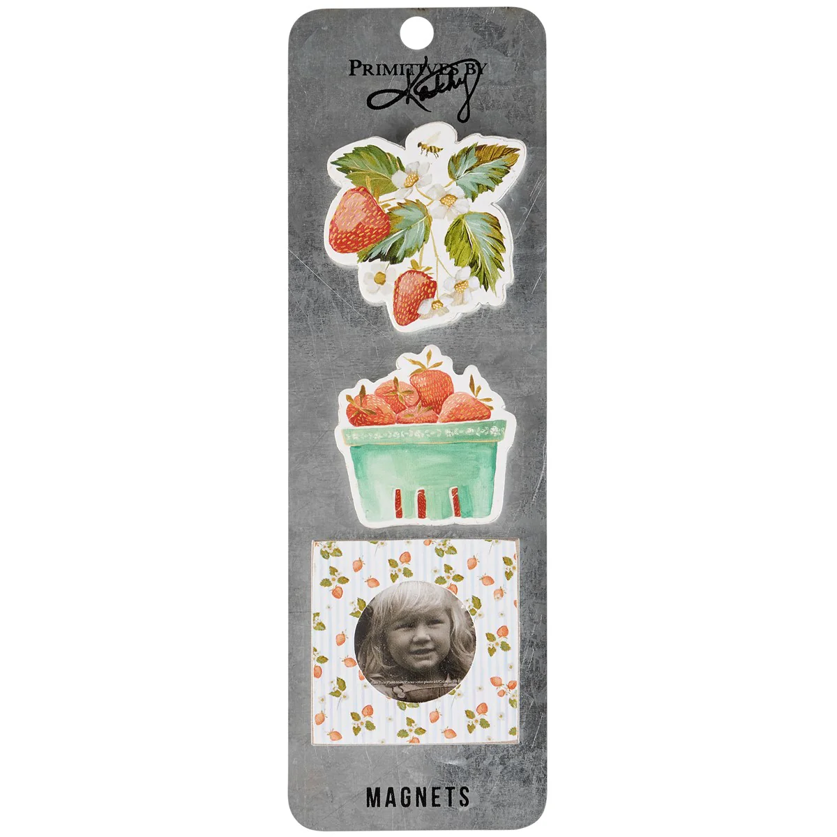 Strawberry Photo Magnet Set