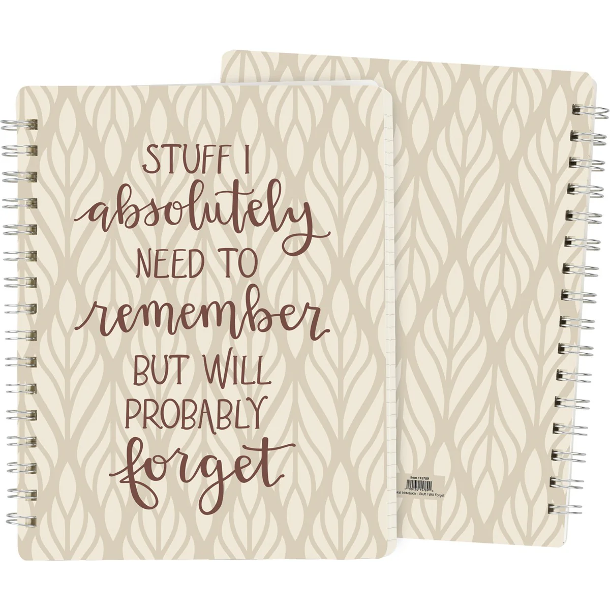 Stuff I Need to Remember But Will Forget Spiral Notebook - Image 2