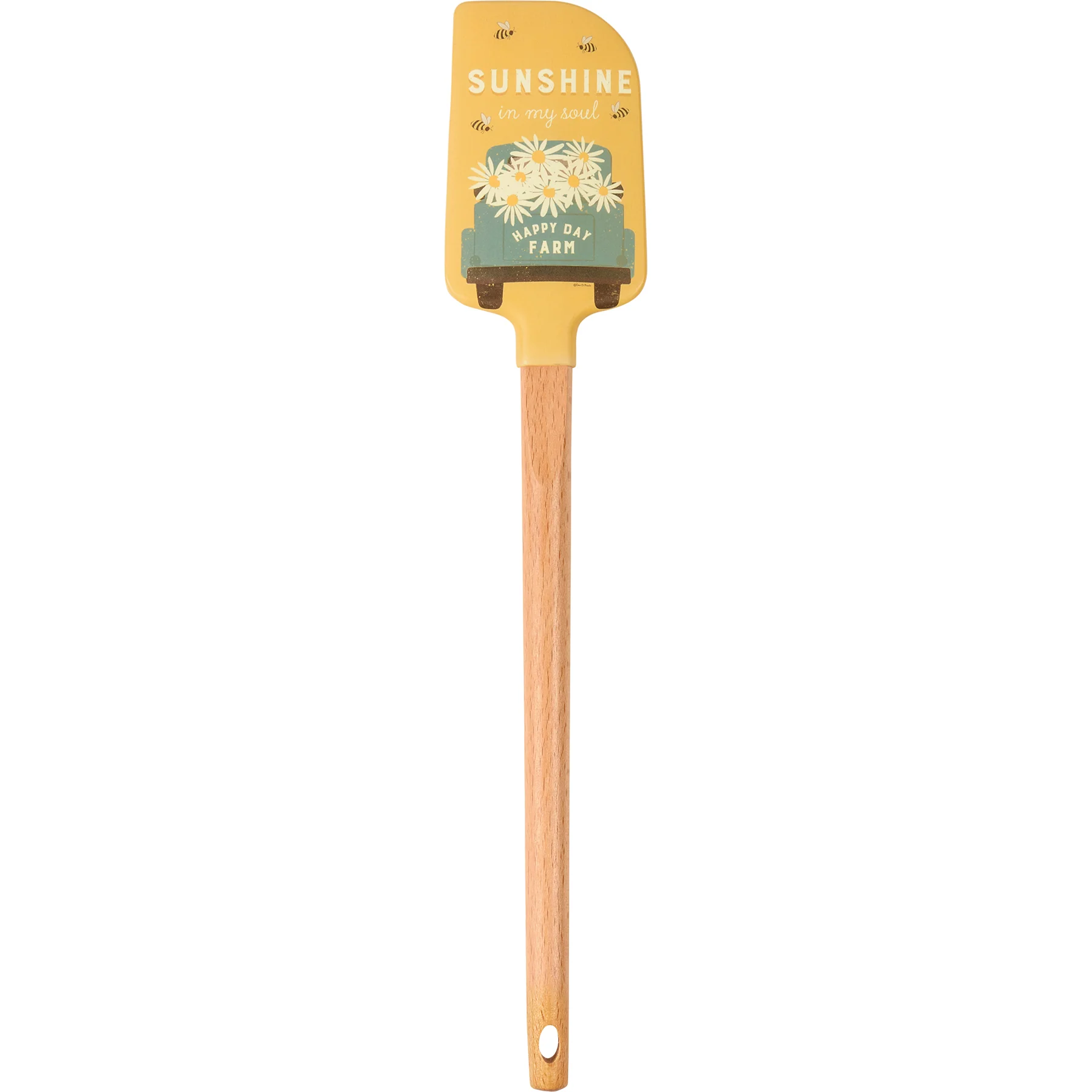 💙 Sunshine in My Soul Daisy Truck with Bees Silicone Spatula - Image 3