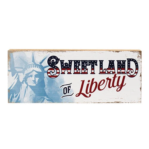 Sweet Land of Liberty Shelf Sitter Block - Image 2