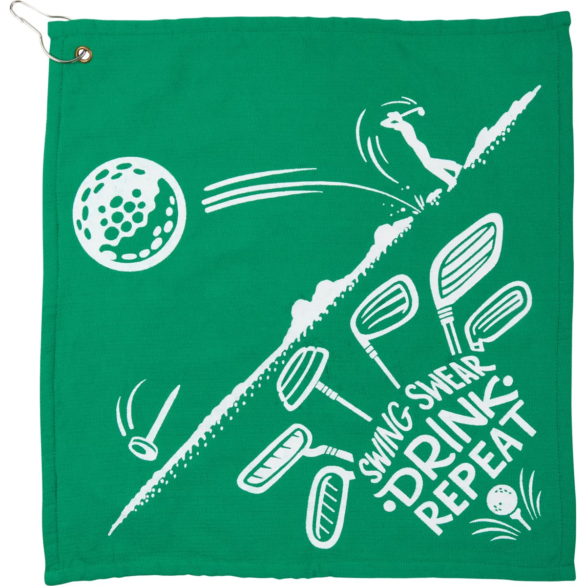 Surprise Me Sale 🤭 Swing Swear Drink Repeat Golf Towel