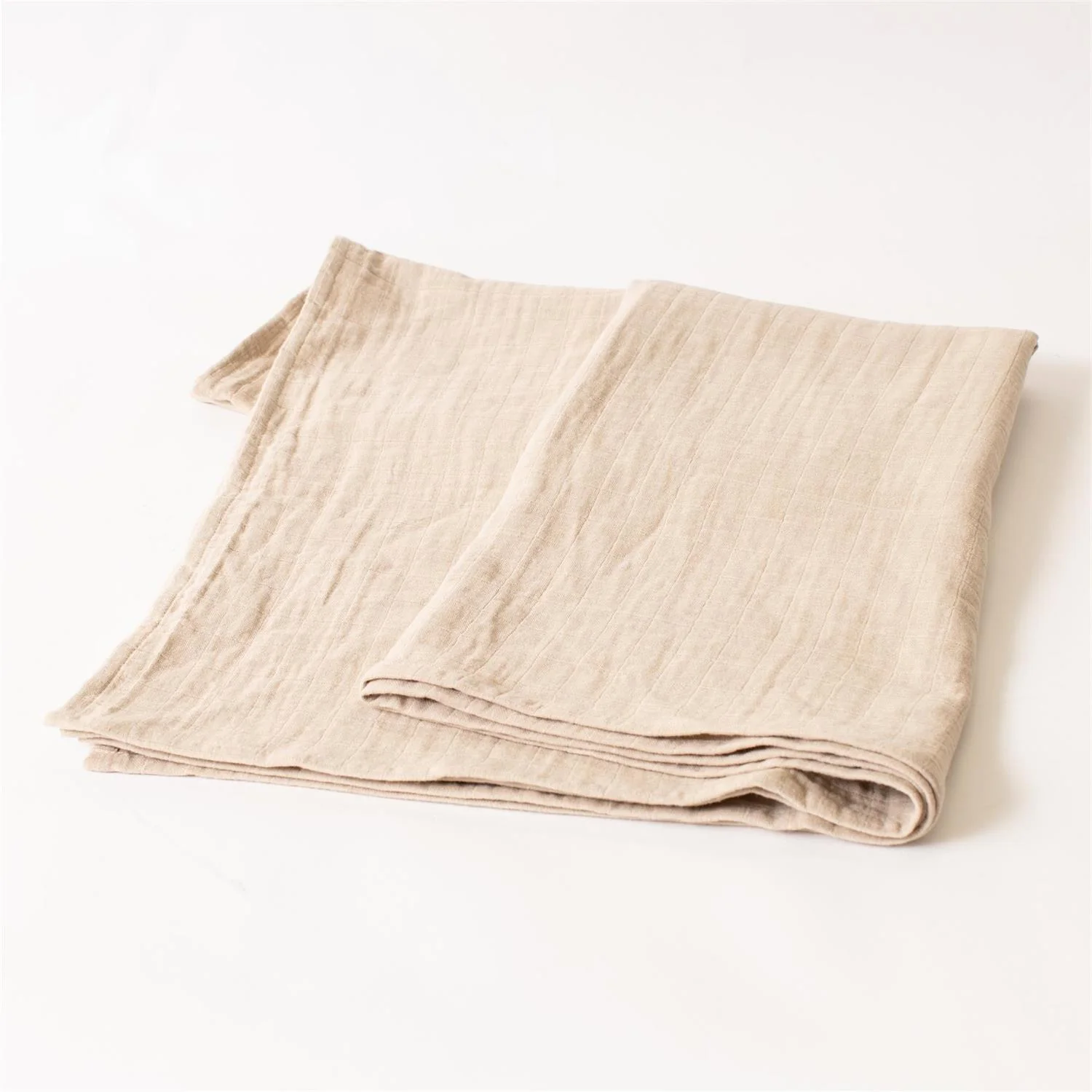 Tan Double Weave 54" Square Tablecloth