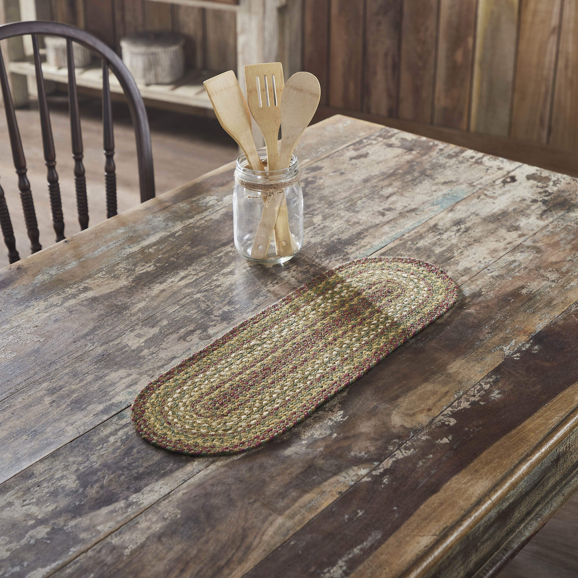 Tea Cabin Jute 24" Table Runner