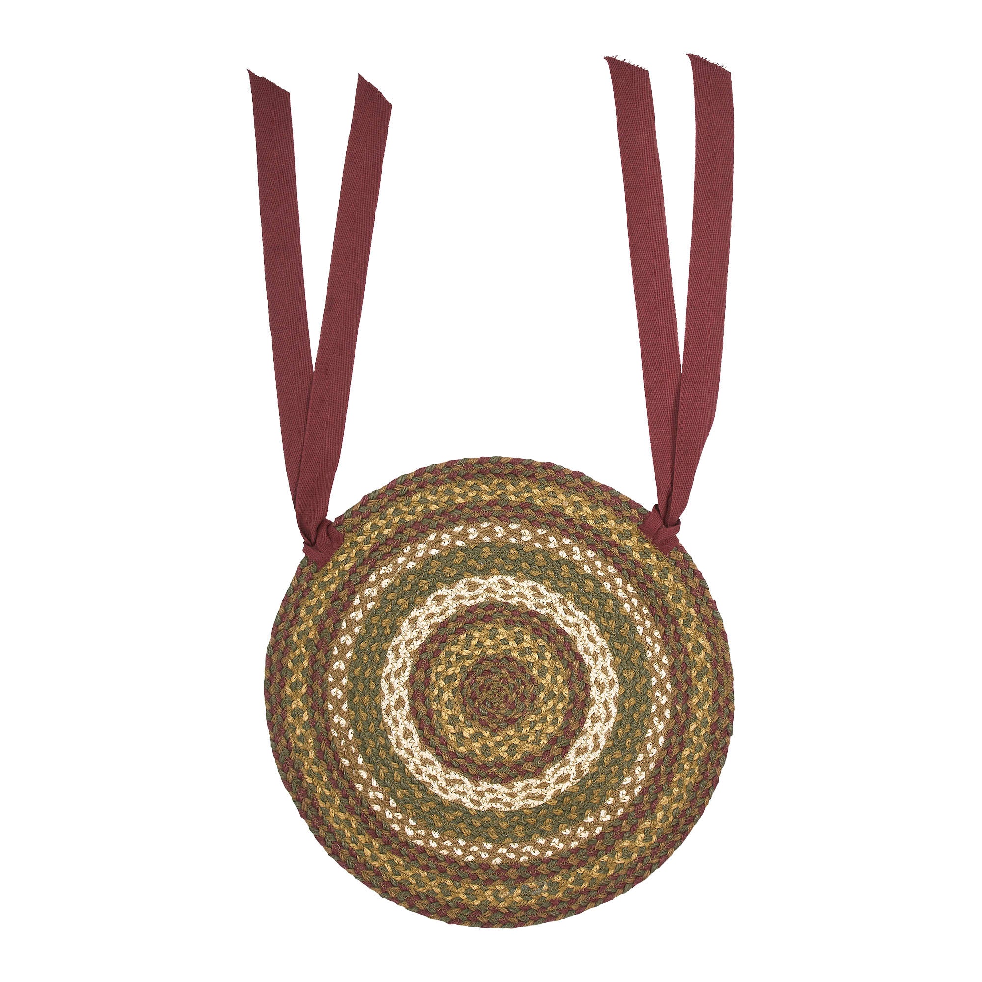 Tea Cabin Jute Chair Pad 15" Diameter - Image 2