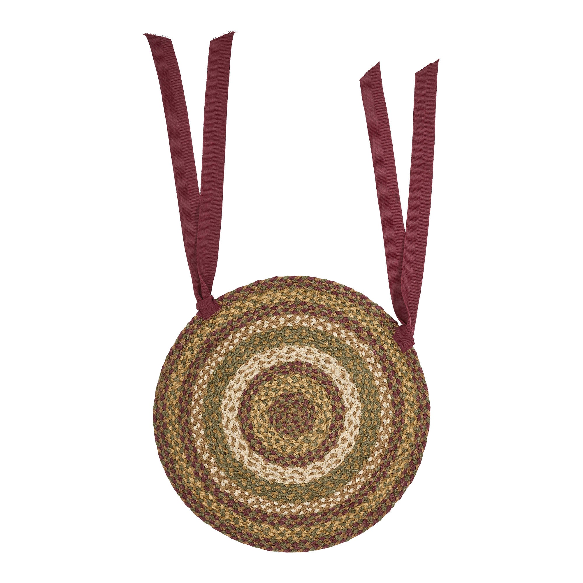Tea Cabin Jute Chair Pad 15" Diameter - Image 3