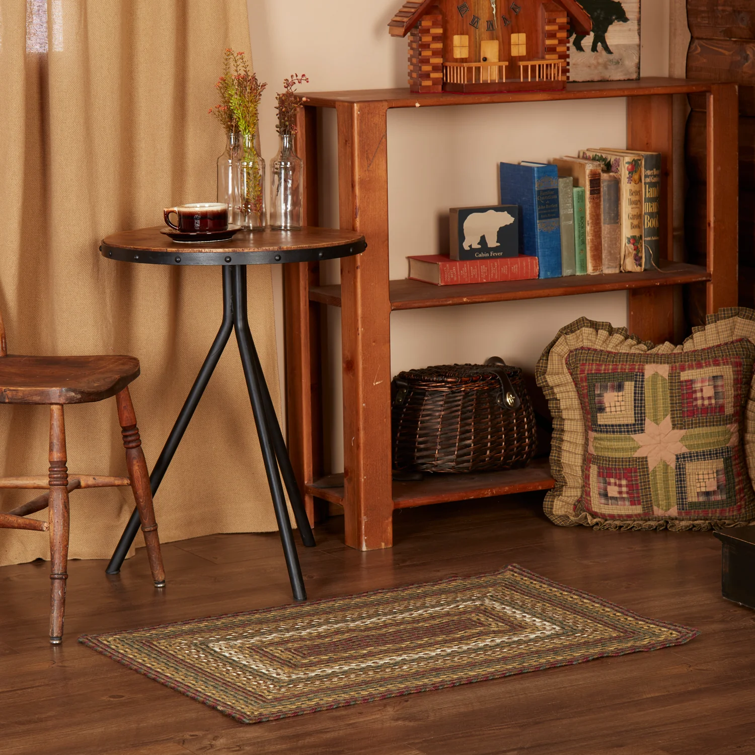 Tea Cabin Jute Rectangle Rug 24" x 36" - Image 7