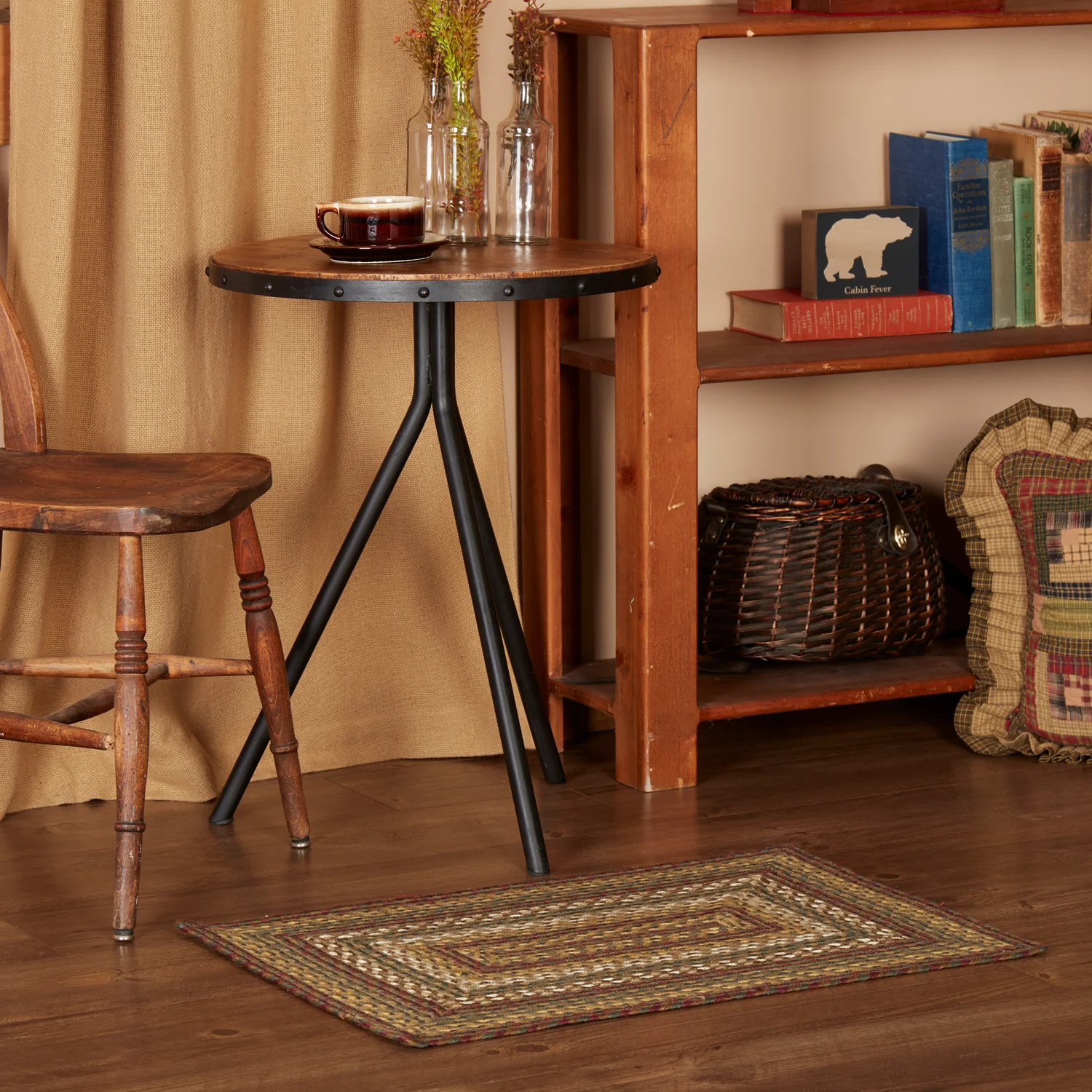 Tea Cabin Jute Rectangular Rug 20" x 30" - Image 6