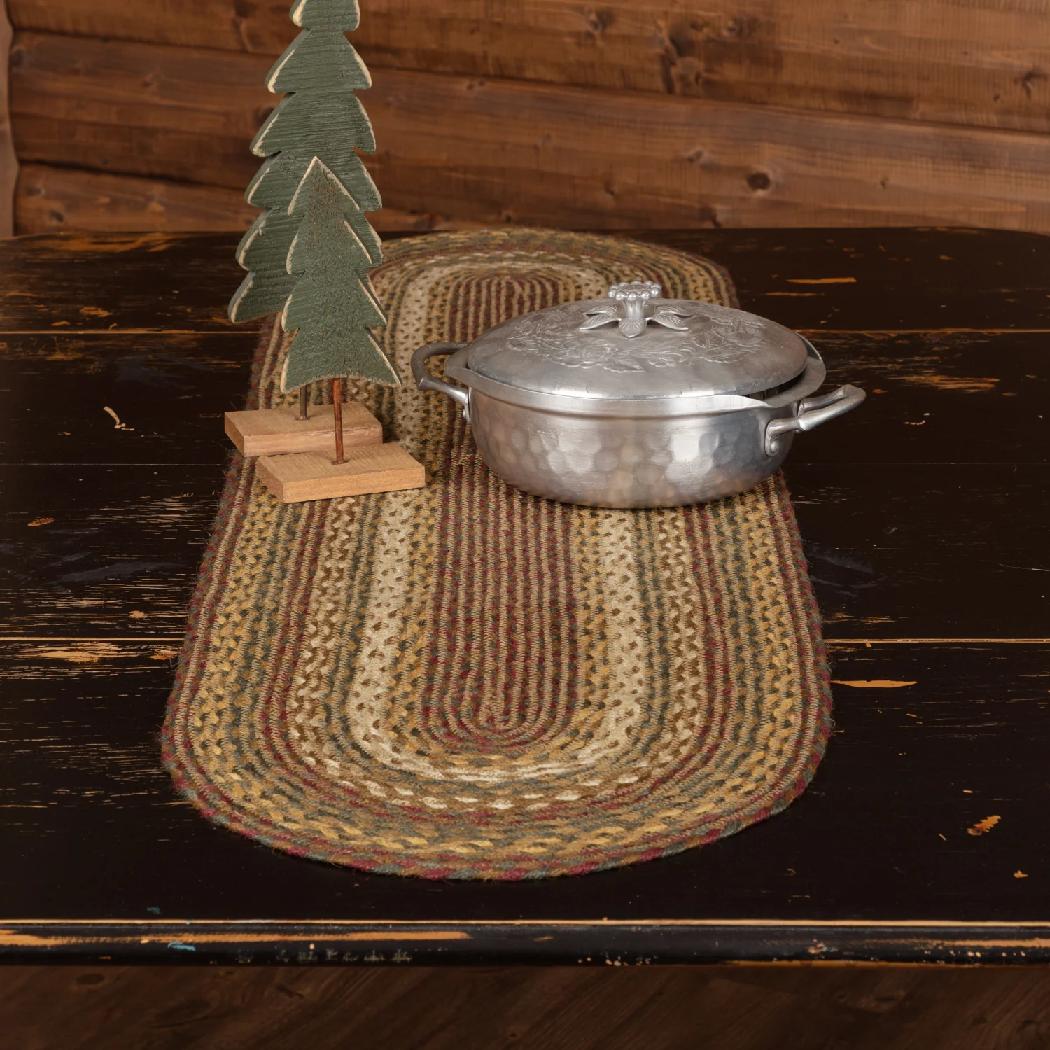 Tea Cabin Jute Table Runner 13" x 48" - Image 2