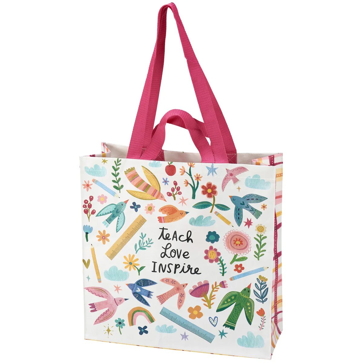 Teach Love Inspire Market Tote Bag - Image 2