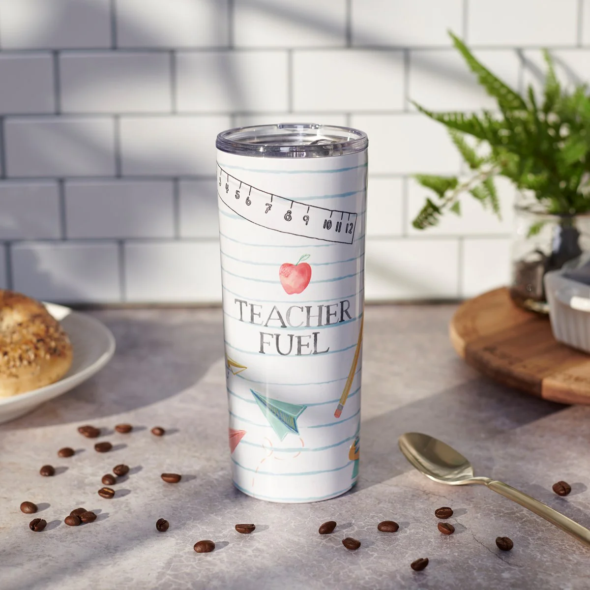 Teacher Fuel Insulated Coffee Tumbler - Image 2