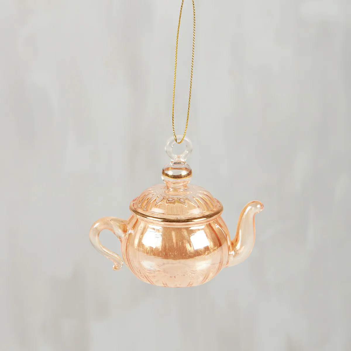 Teapot Glass Ornament