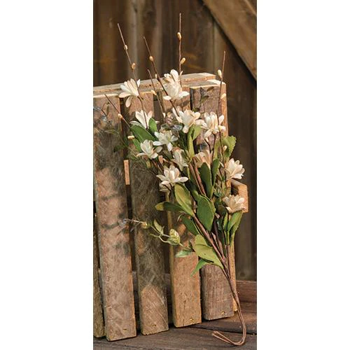 Teastain Gardenia 18" Floral Faux Spray