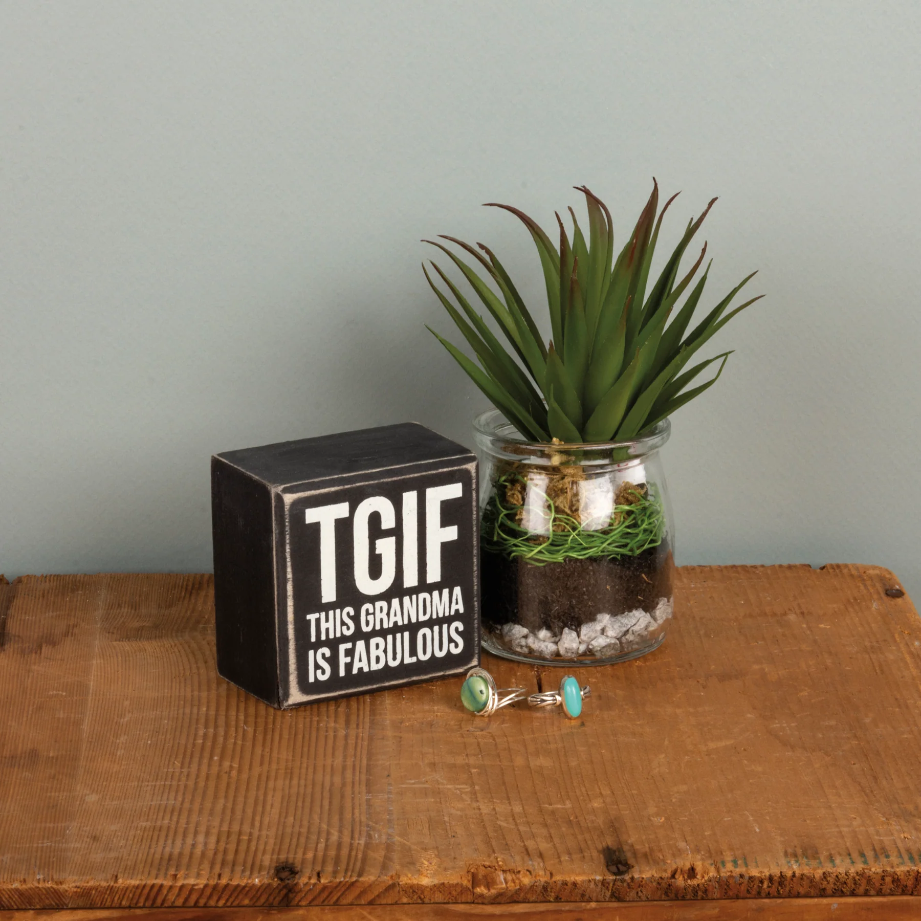 TGIF This Grandma is Fabulous Box Sign - Image 2