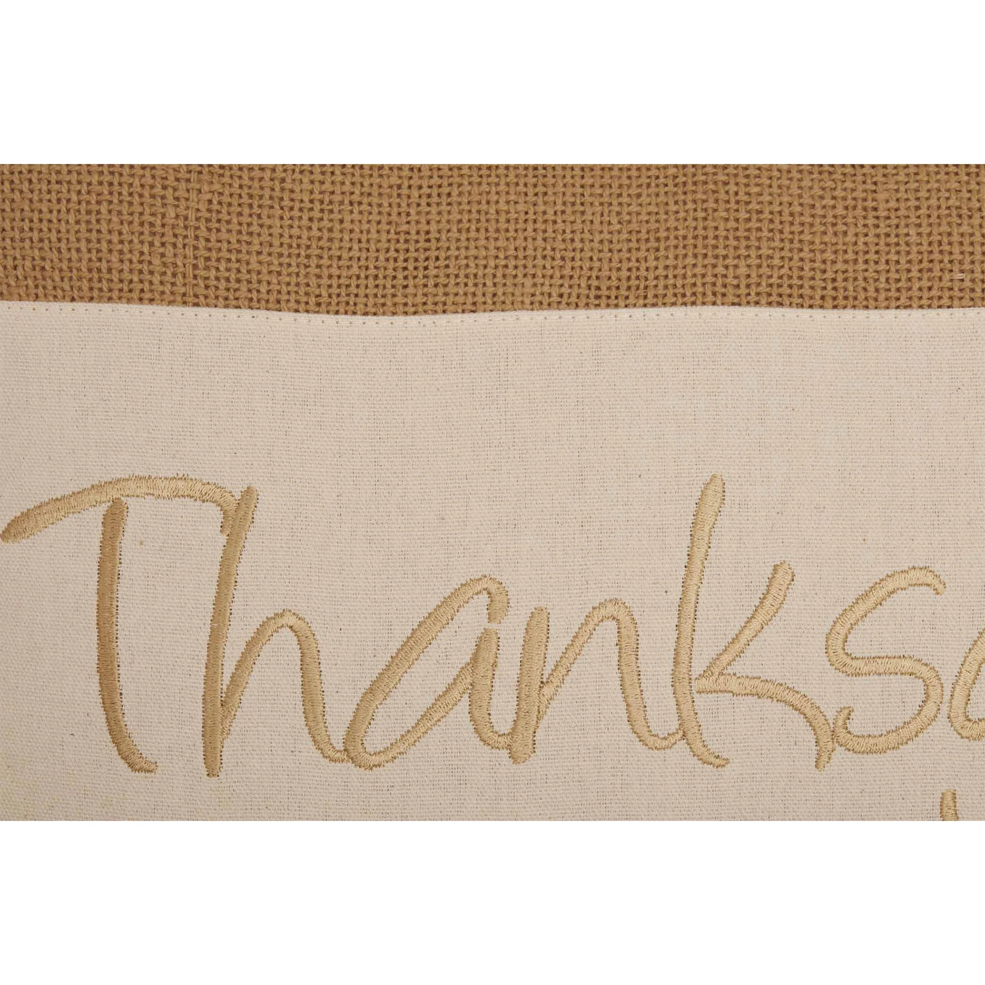 Thanksgiving Natural 14" x 18" Accent Pillow - Image 6