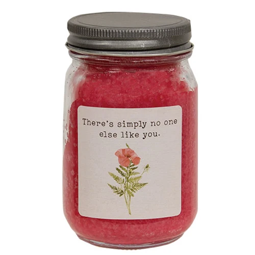 There's Simply No One Else Like You Strawberry Lemonade Pint Jar Candle - Image 2