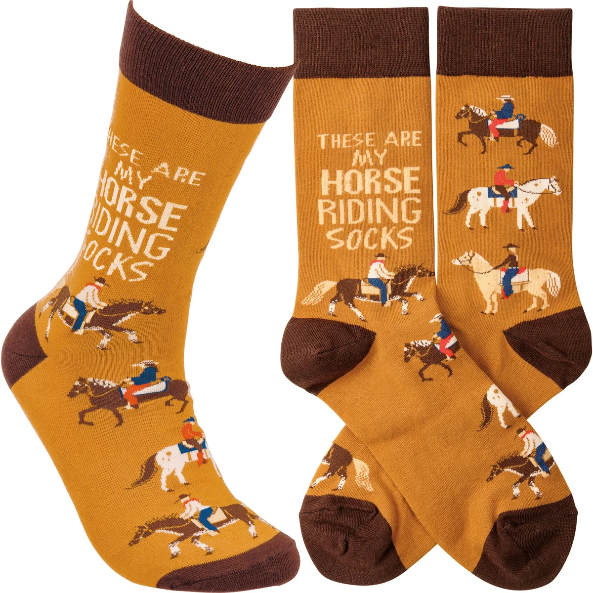 💙 These are My Horse Riding Socks Unisex Fun Socks
