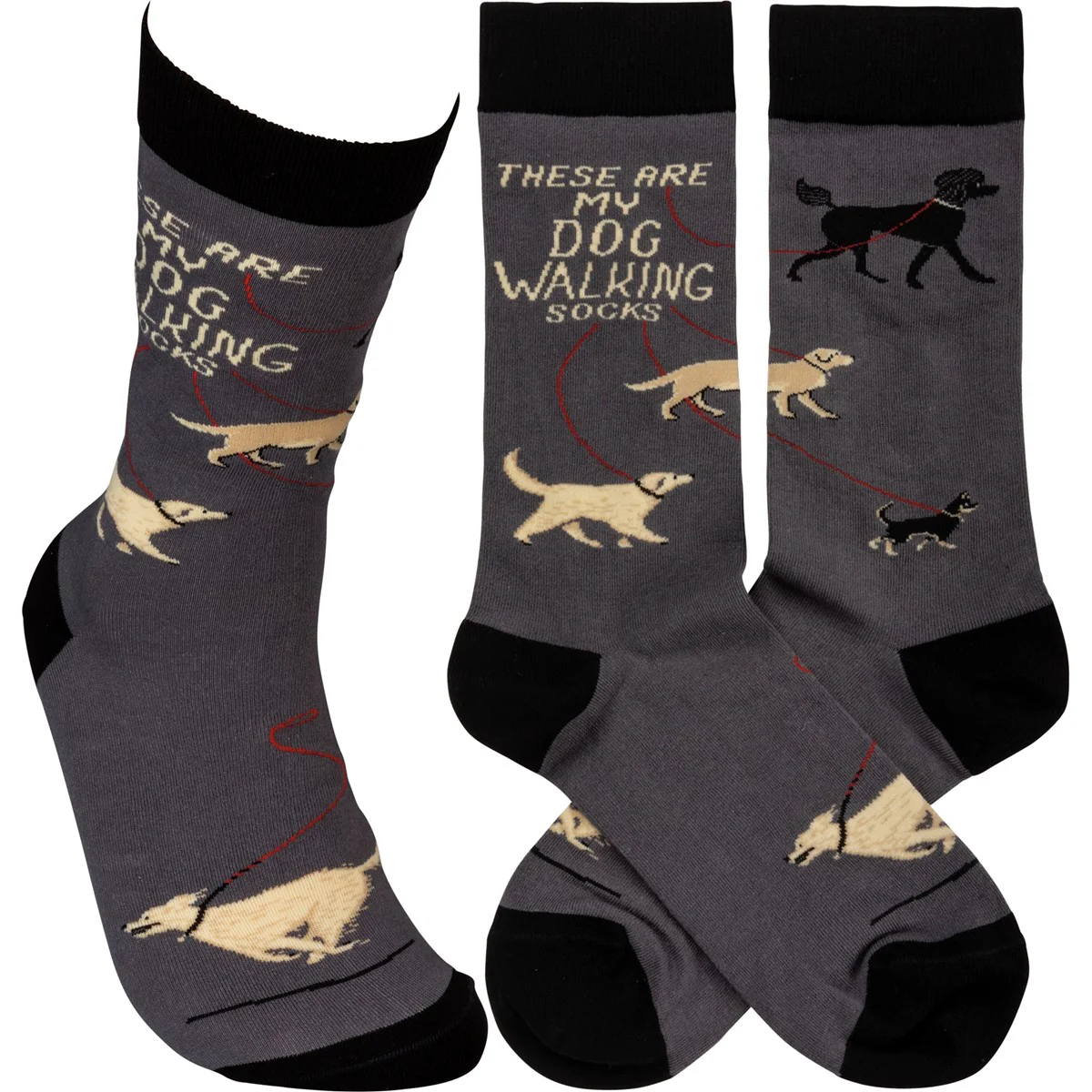 These Are My Dog Walking Socks Unisex Fun Socks