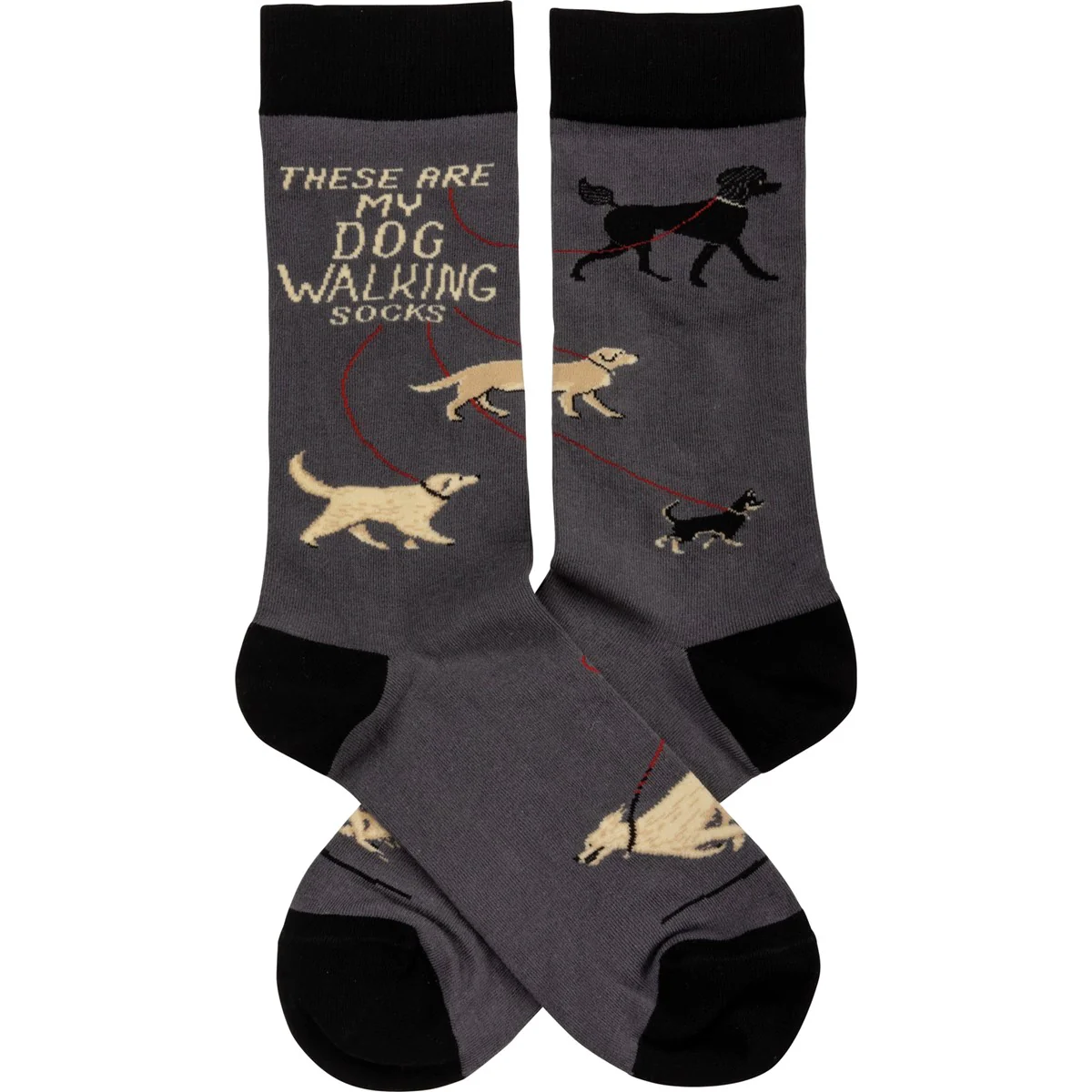 These Are My Dog Walking Socks Unisex Fun Socks - Image 2