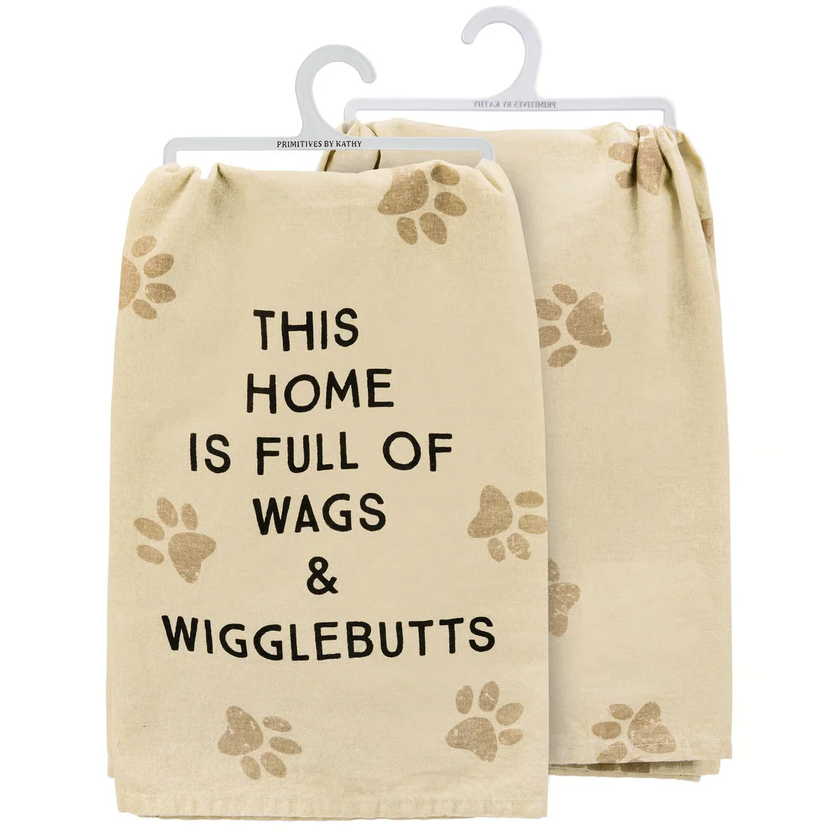 ๐ This Home Is Full Of Wags & Wigglebutts Kitchen Towel - Image 2