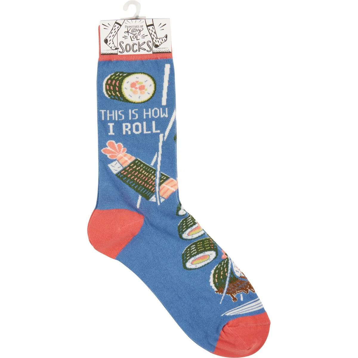 This Is How I Roll Sushi Novelty Fun Socks - Image 5