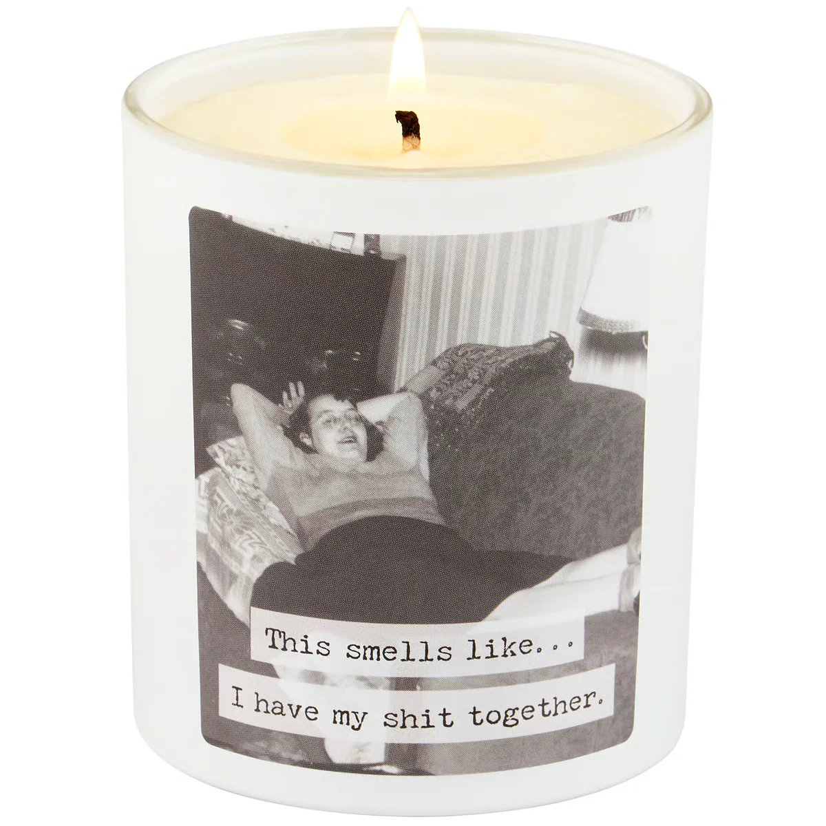 This Smells Like I Have My S*&t Together 8 oz Sea Salt & Sage Jar Candle