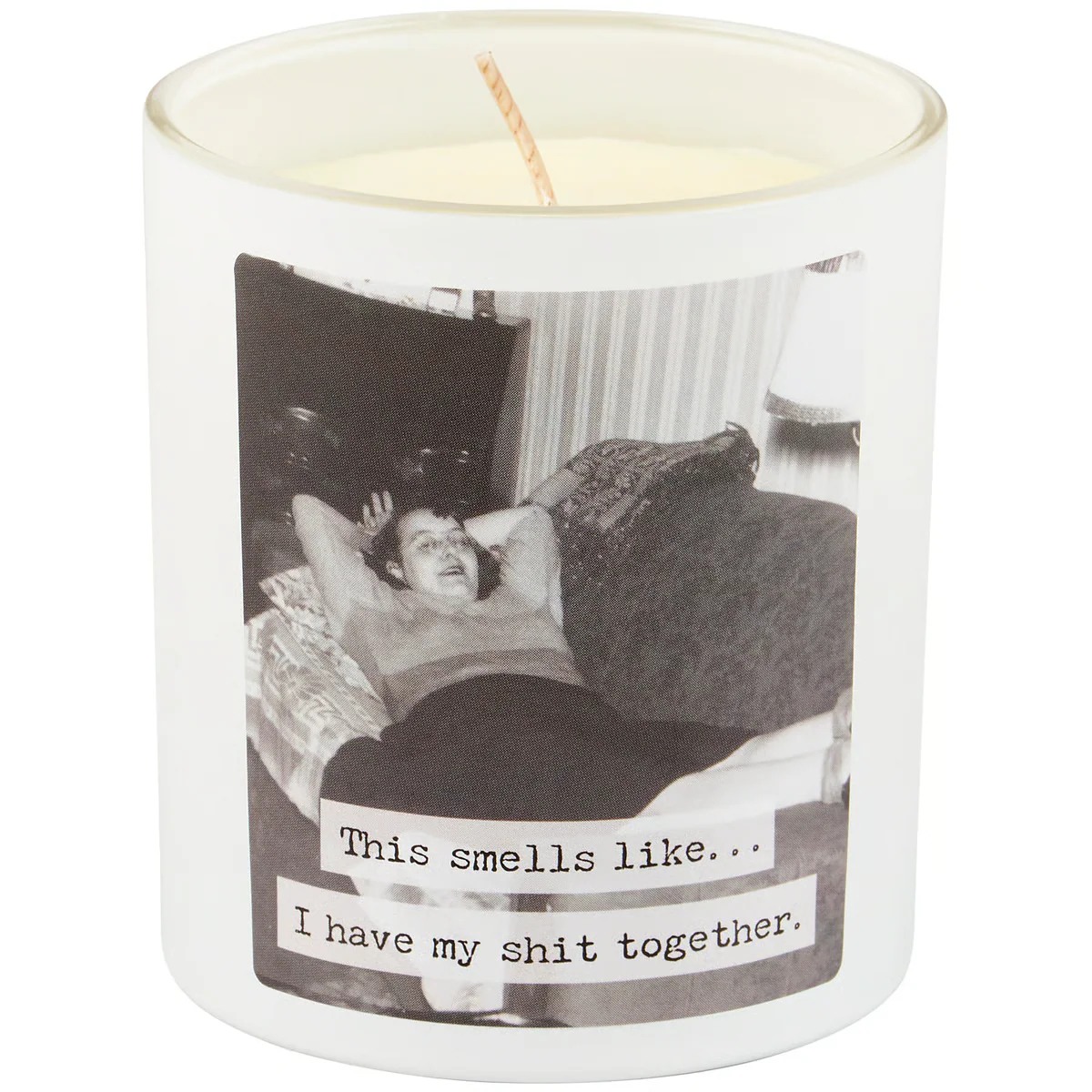 This Smells Like I Have My S*&t Together 8 oz Sea Salt & Sage Jar Candle - Image 2