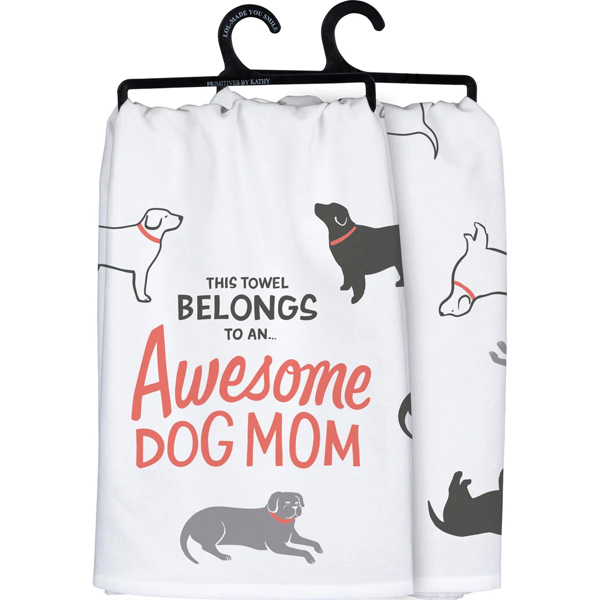 Surprise Me Sale 🤭 💙 This Towel Belongs To An Awesome Dog Mom Kitchen Towel - Image 3