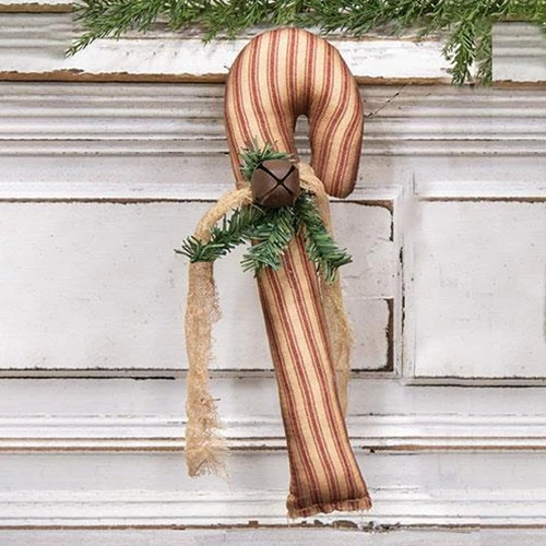 💙 Ticking Stripe Candy Cane 10" Hanging - Image 2
