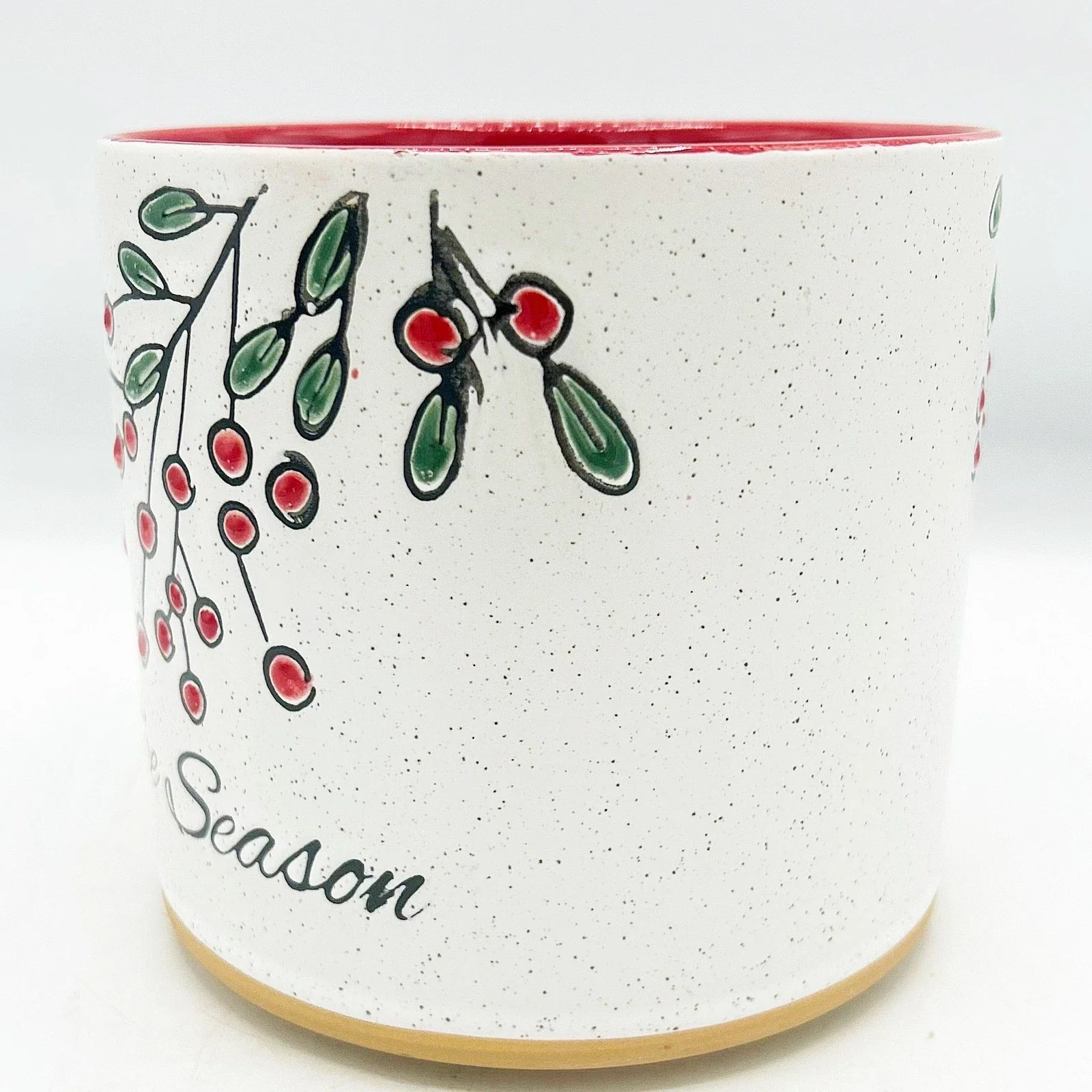 Tis the Season Ceramic Christmas Planter Pot - Image 3