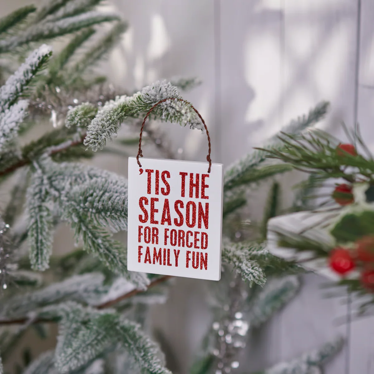 Tis The Season For Forced Family Fun Ornament - Image 2