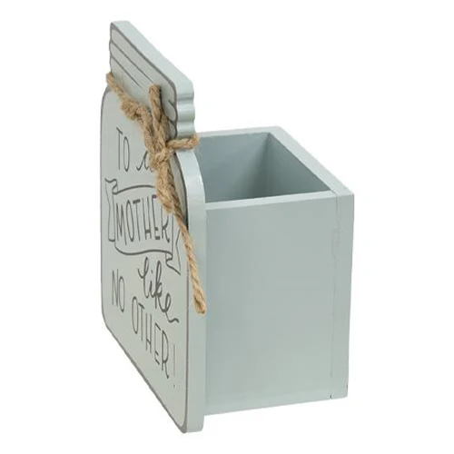 To A Mother Like No Other Wooden Mason Jar Vase - Image 2
