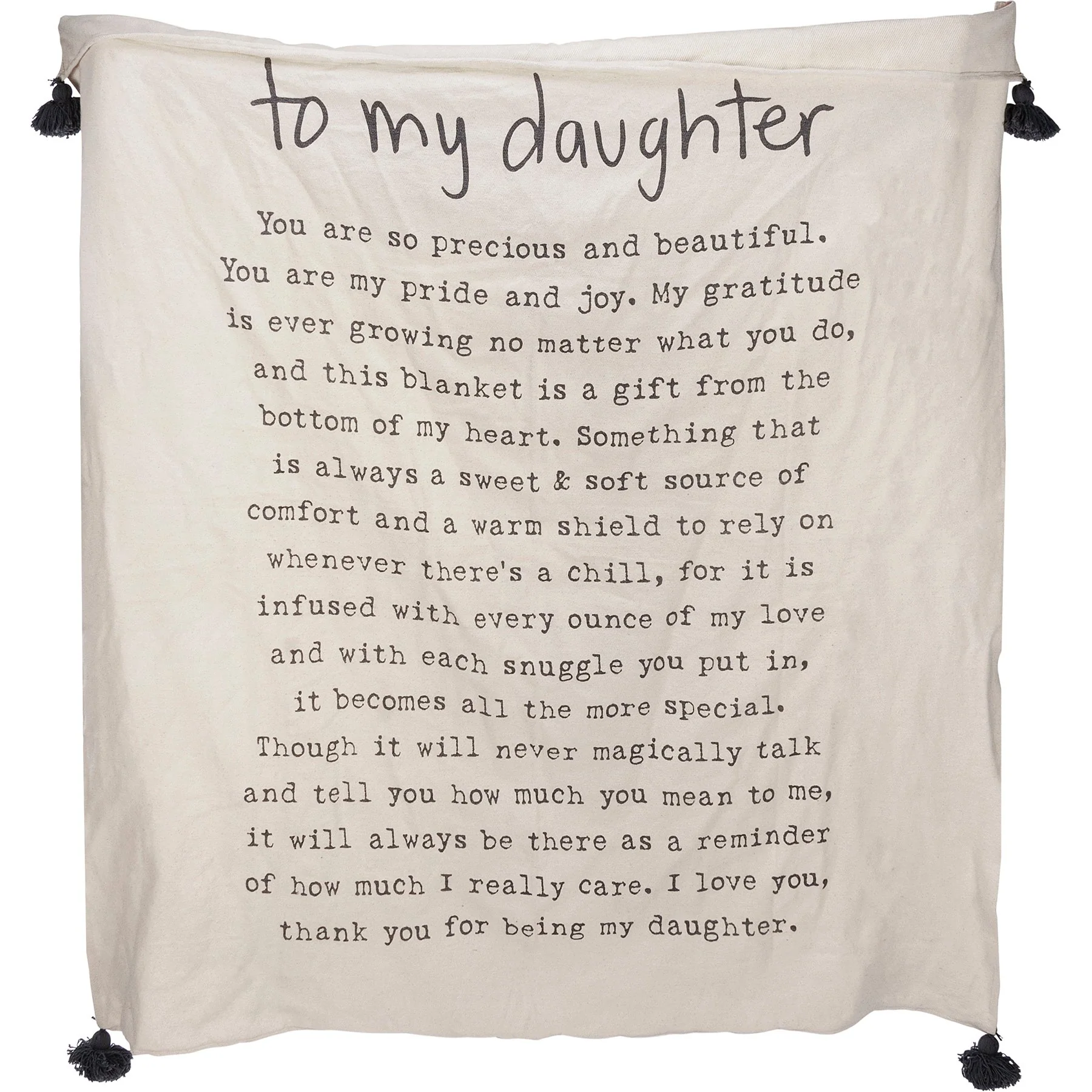 ๐ To My Daughter Poem Throw - Image 2