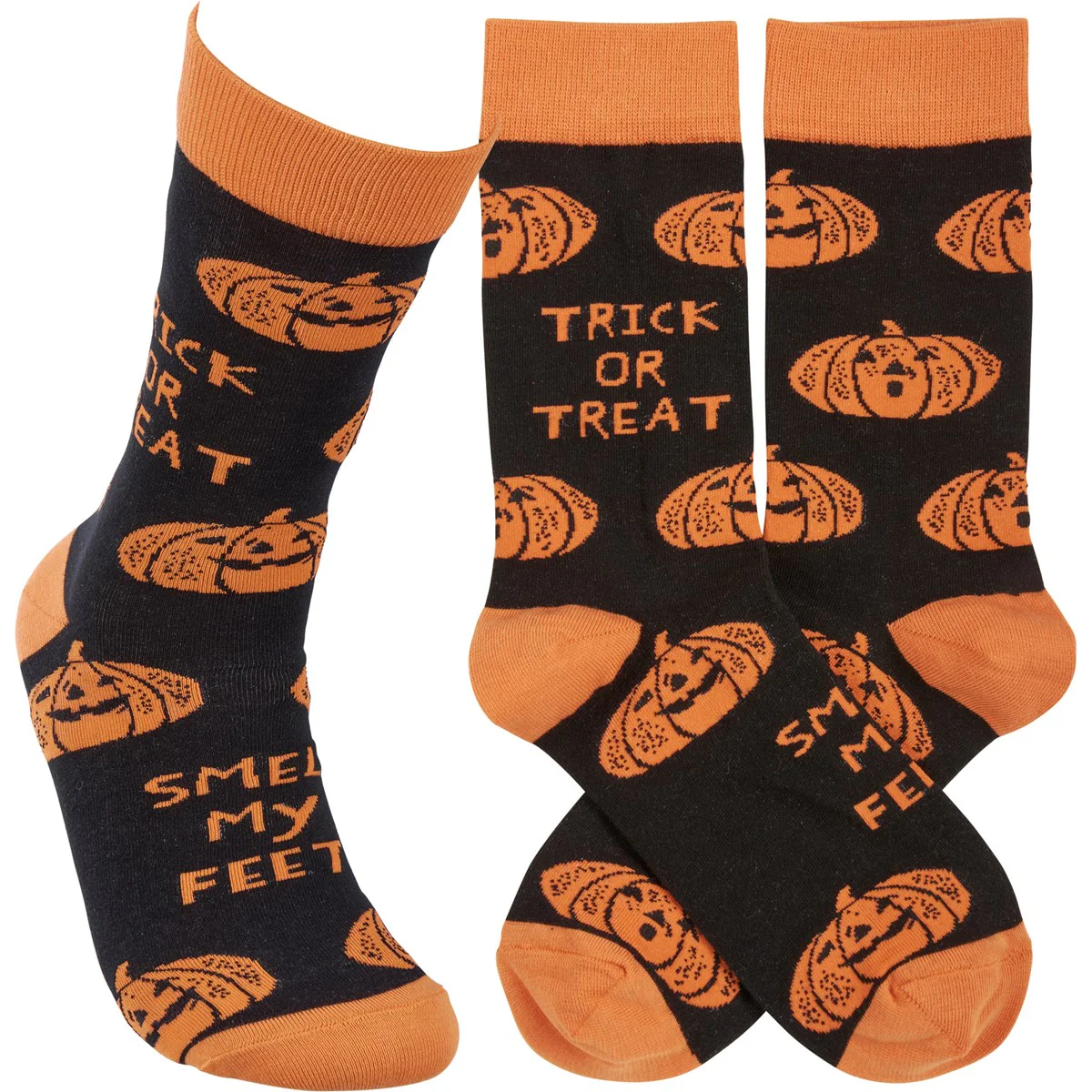 Trick Or Treat Smell My Feet Halloween Socks - Image 2