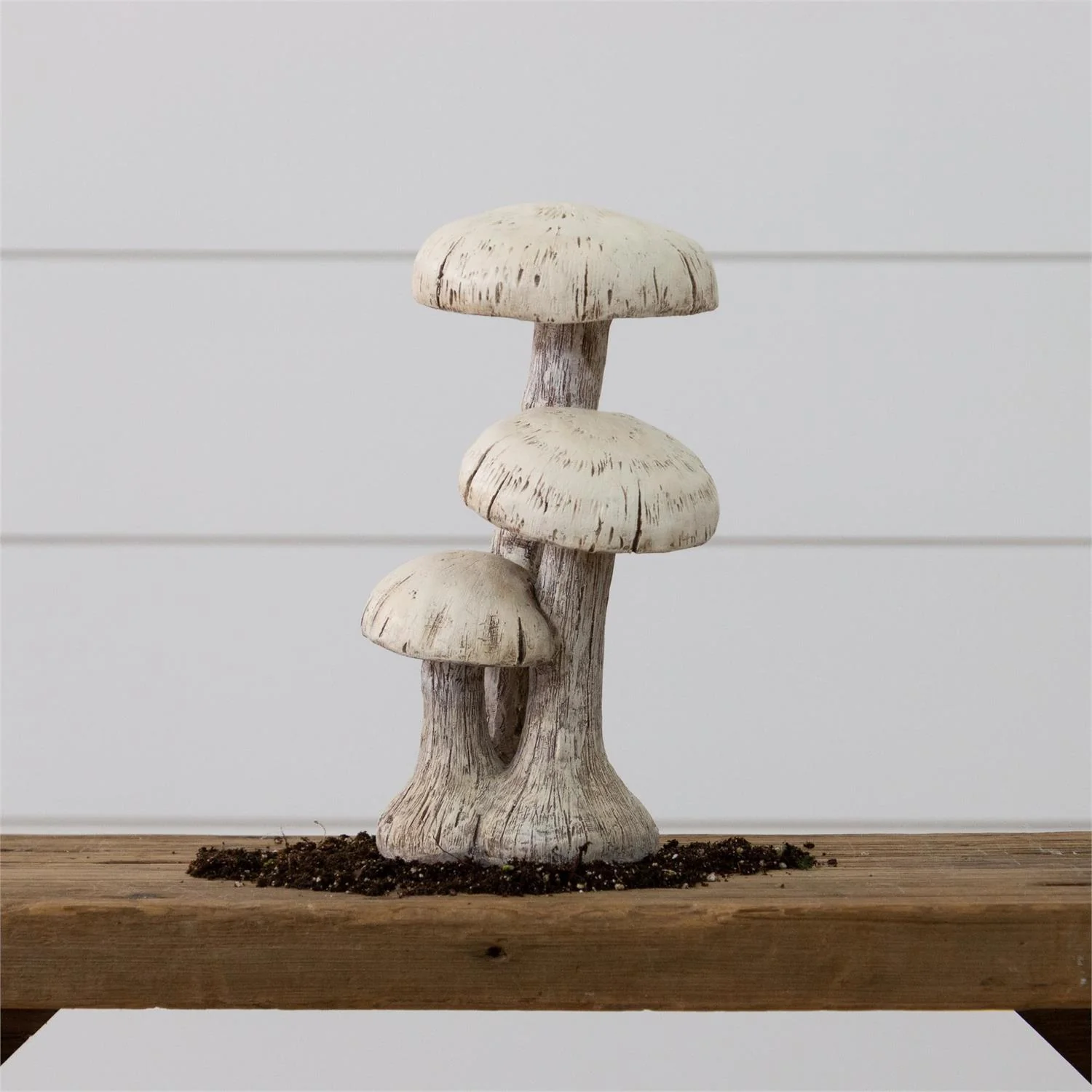 Trio of Mushrooms 10" Resin Figure - Image 2
