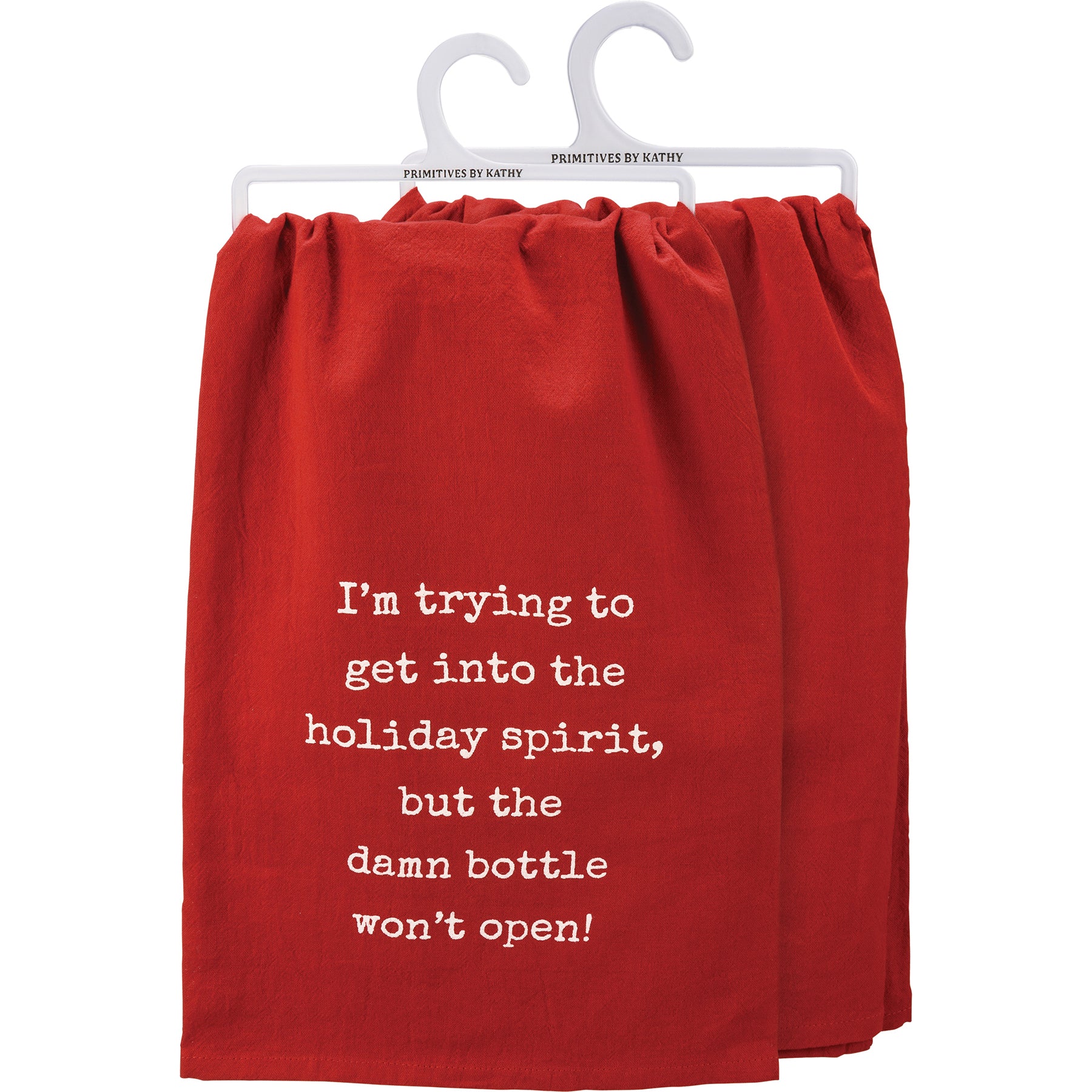 ๐ Trying To Get Into The Holiday Spirit But Bottle Won't Open Kitchen Towel - Image 3