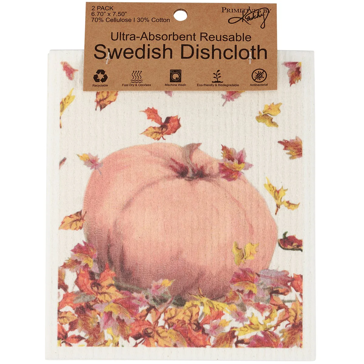 Turkey Time Swedish Dishcloth Set - Image 3