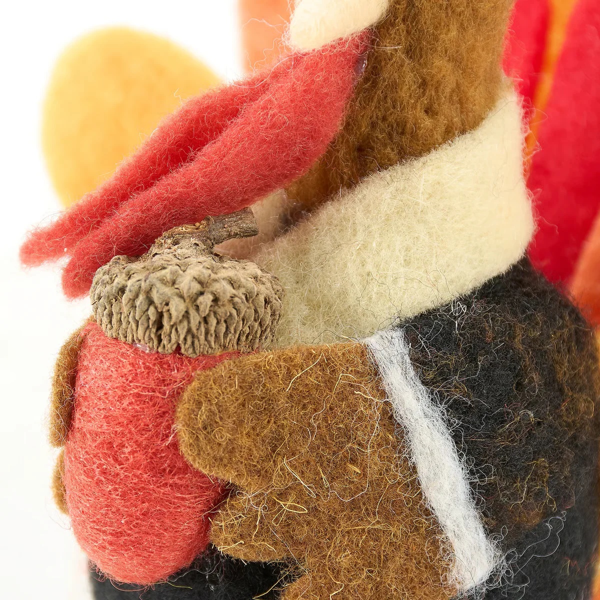 Turkey with Acorn Felt Figure - Image 3