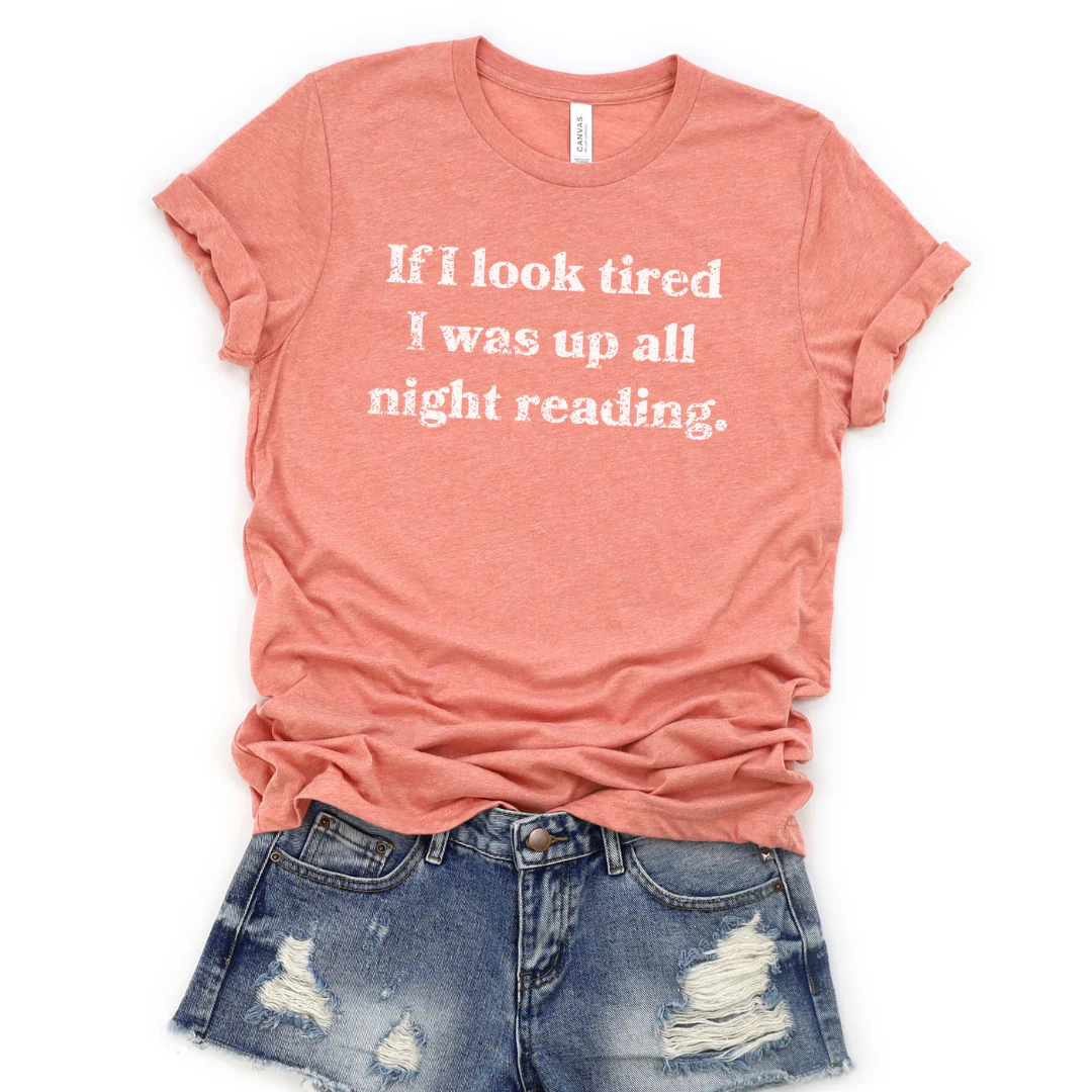 🔥 Up All Night Reading Cozy T-Shirt - Image 3