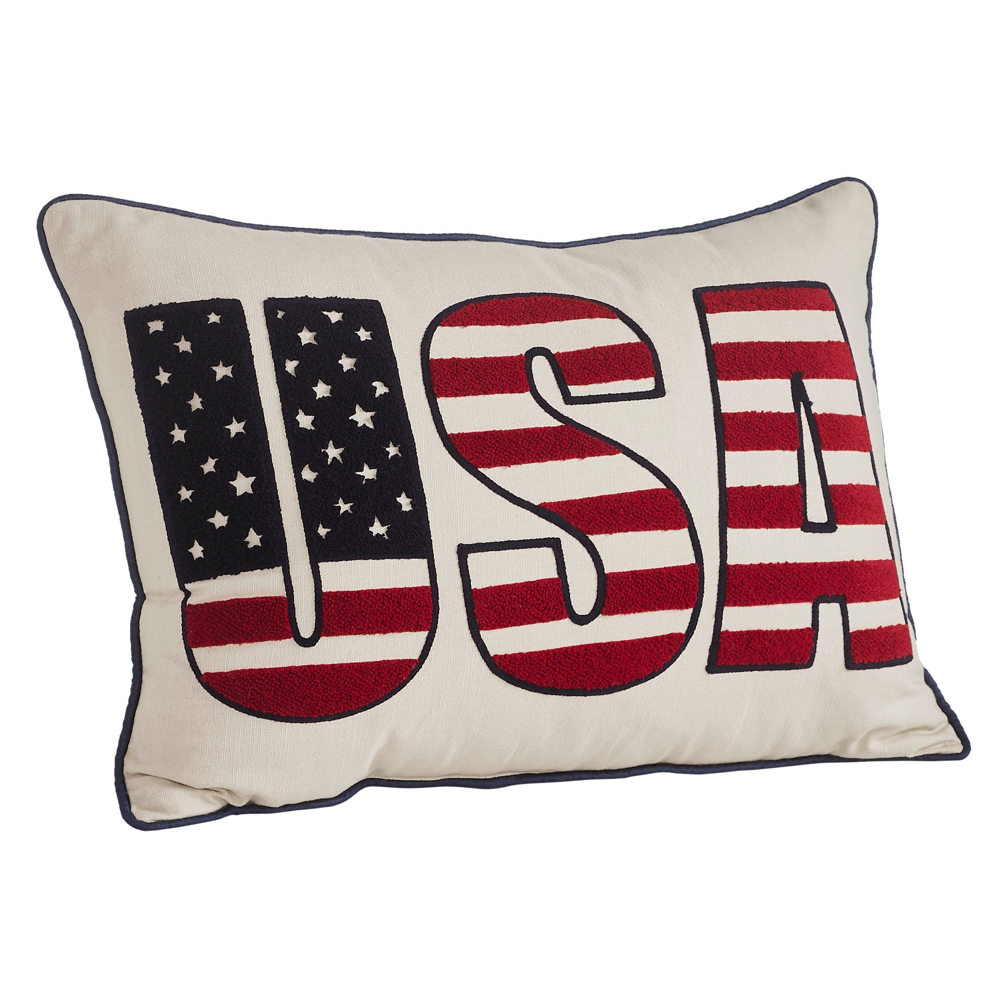 USA Flag Pillow 14" x 20" - Image 4