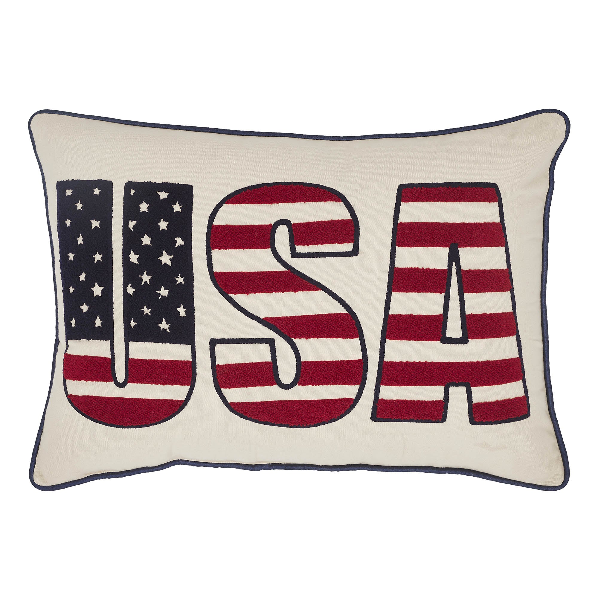 USA Flag Pillow 14" x 20" - Image 5