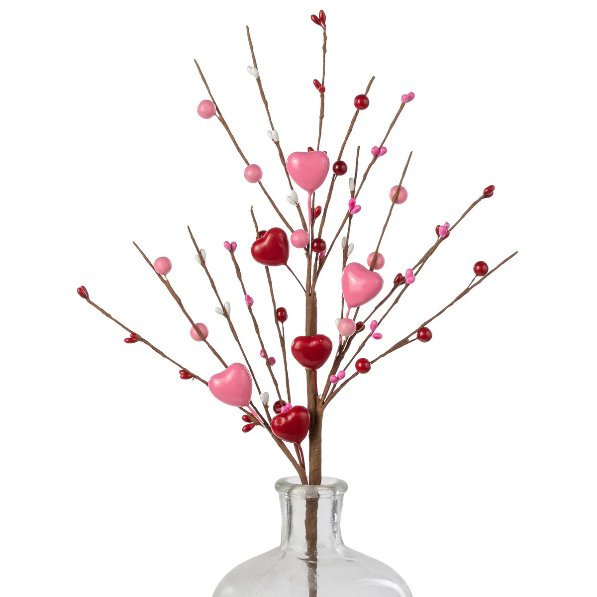Valentine's Hearts & Pips 19" Spray