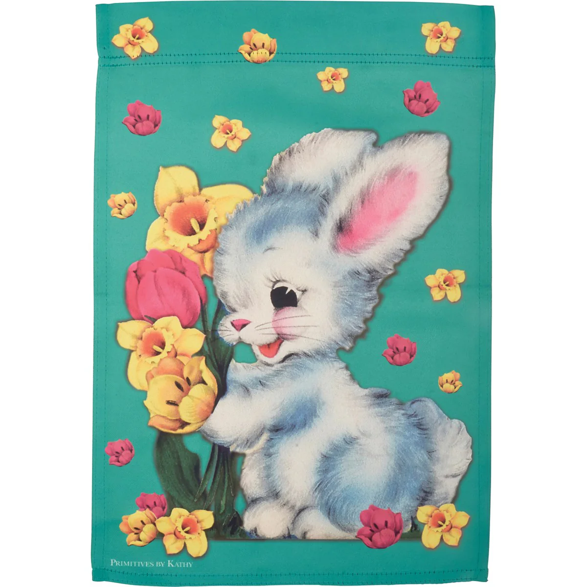 💙 Vintage-Style Easter Bunny Garden Flag - Image 4