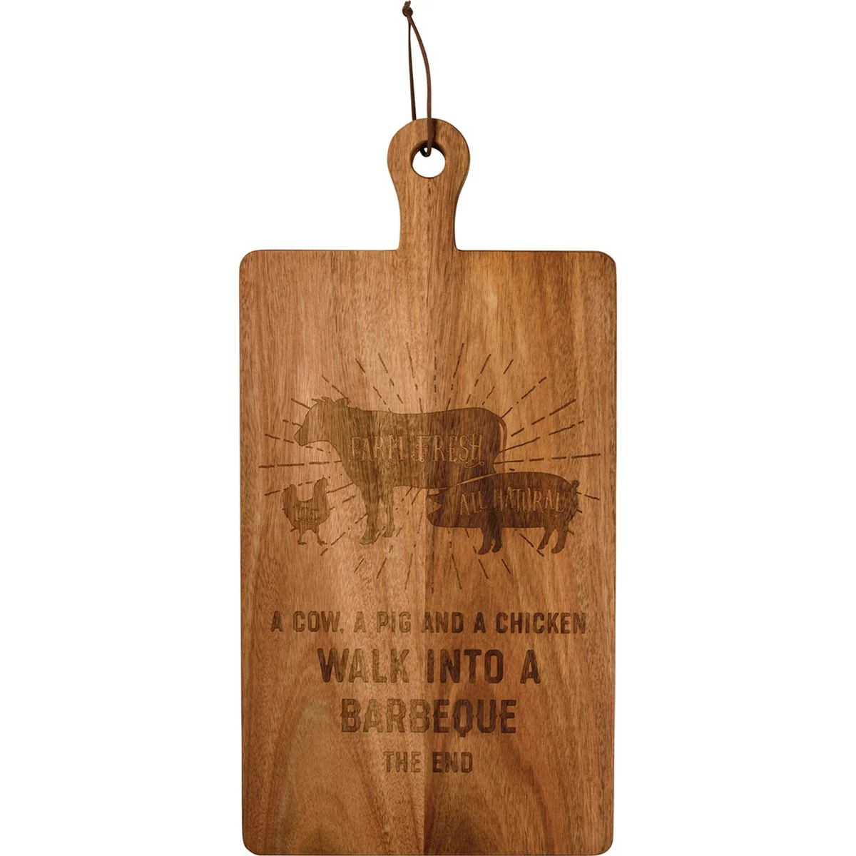 ๐ Walk Into A Barbeque The End Cutting Board