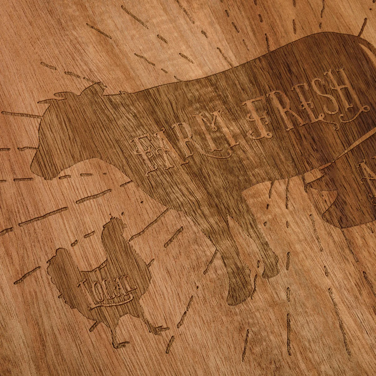 ๐ Walk Into A Barbeque The End Cutting Board - Image 3