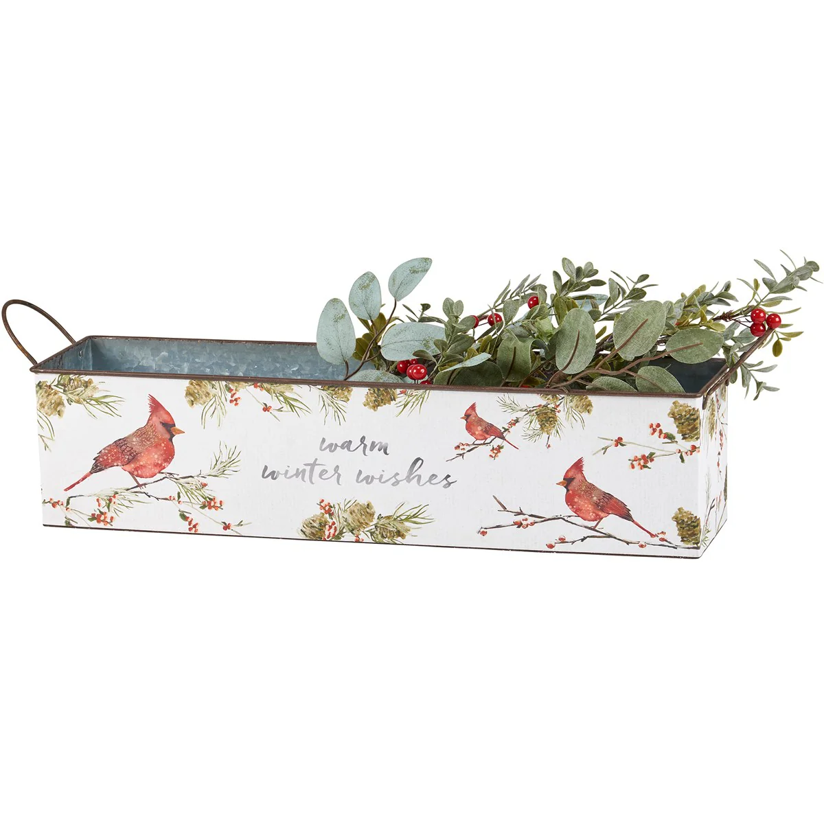 Warm Winter Wishes Bird Metal Bin Set - Image 2